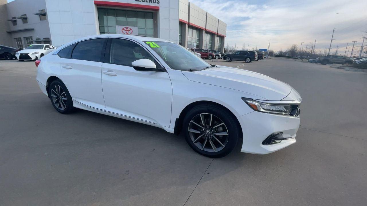Used 2021 Honda Accord EX-L with VIN 1HGCV1F53MA084758 for sale in Kansas City
