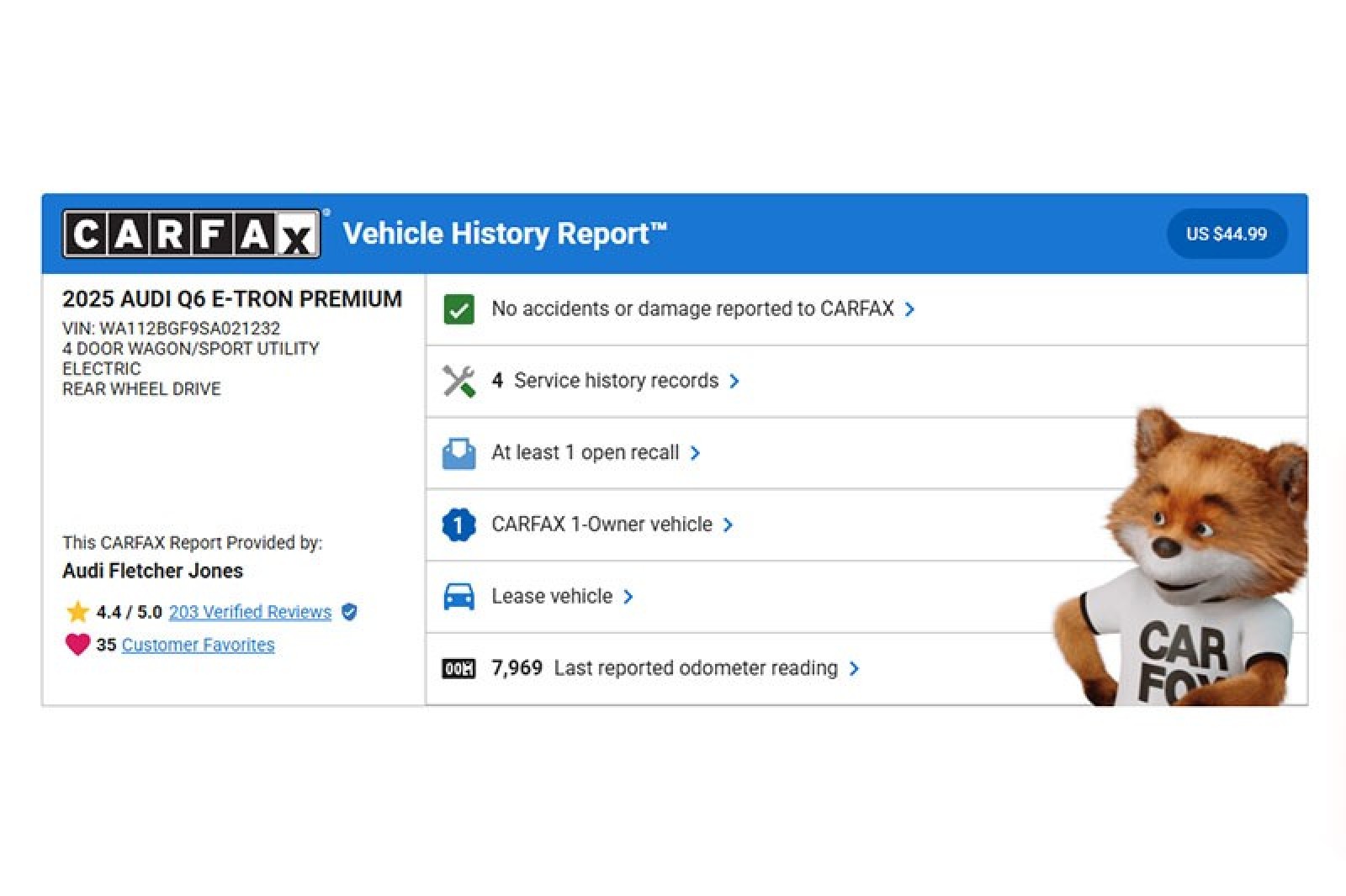 Used 2025 Audi Q6 e-tron Premium with VIN WA112BGF9SA021232 for sale in Costa Mesa, CA