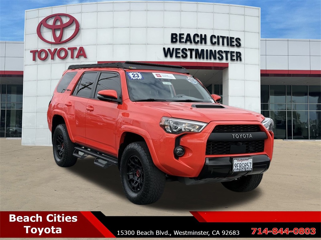 Certified Used 2023 Red Toyota TRD Pro image 1