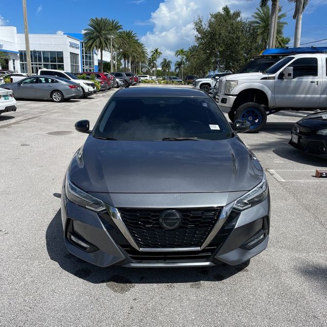 Used 2021 Nissan Sentra SR with VIN 3N1AB8DV7MY233696 for sale in Sturtevant, WI