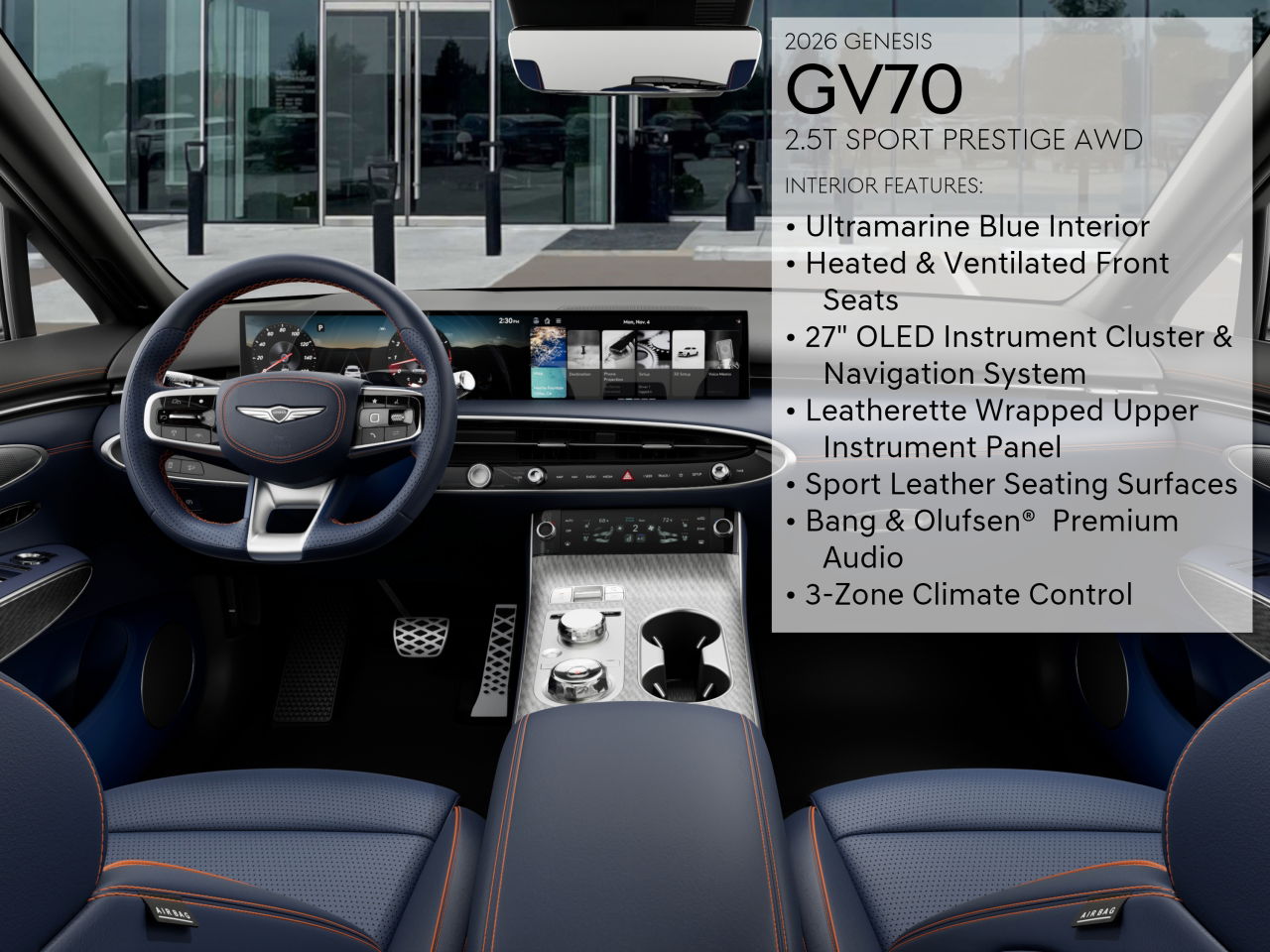 2026 Genesis GV70 2.5T Sport Prestige photo 14