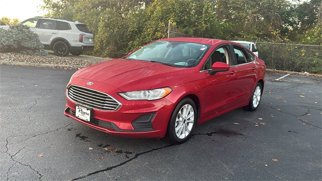 Used 2020 Ford Fusion Hybrid SE with VIN 3FA6P0LU1LR164145 for sale in Delaware, OH