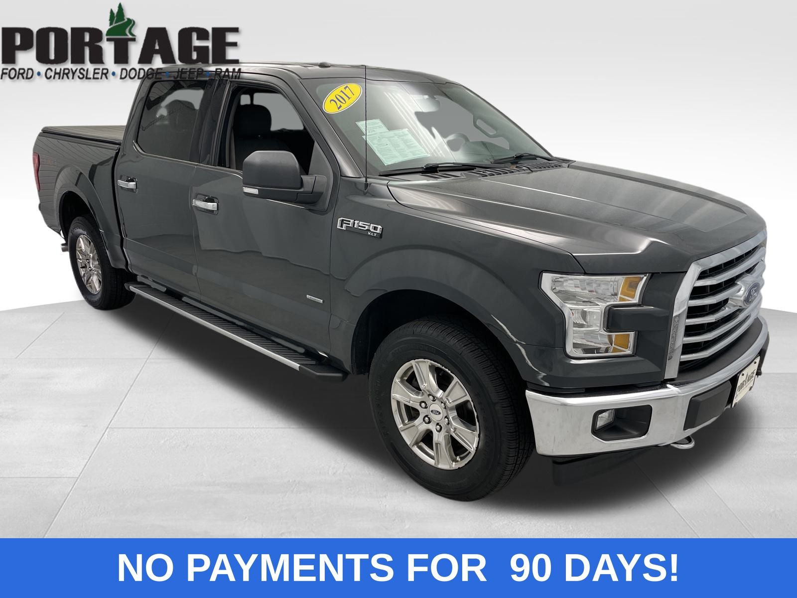 Used 2017 Ford F-150 XLT with VIN 1FTEW1EP4HFA72327 for sale in Portage, WI