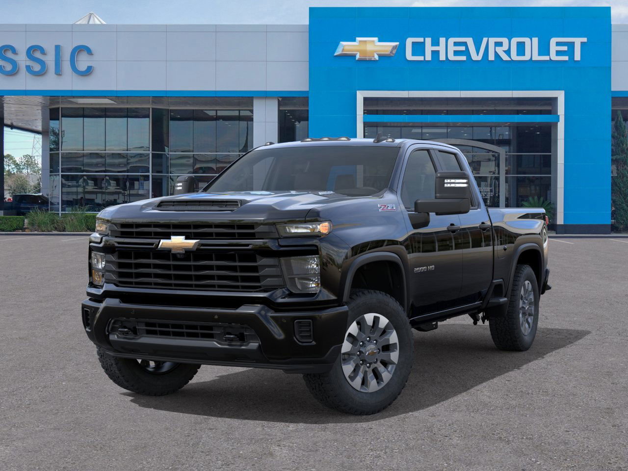 2025 Chevrolet Silverado 2500 HD Custom Black at Classic Elite Chevrolet Hwy 6