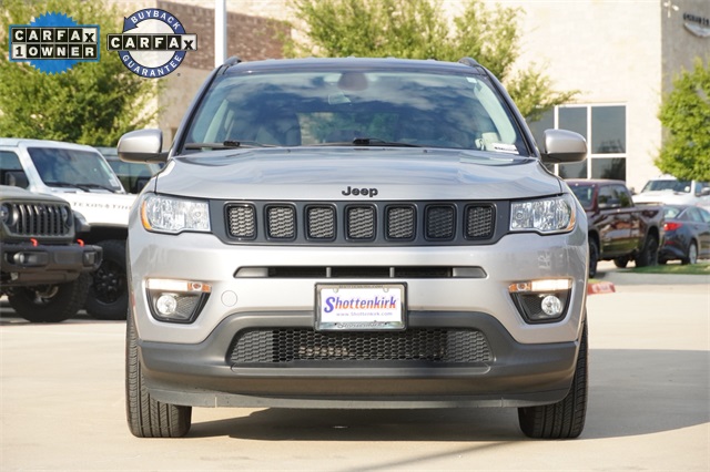 Certified 2020 Jeep Compass Altitude with VIN 3C4NJCBBXLT198886 for sale in Prosper, TX