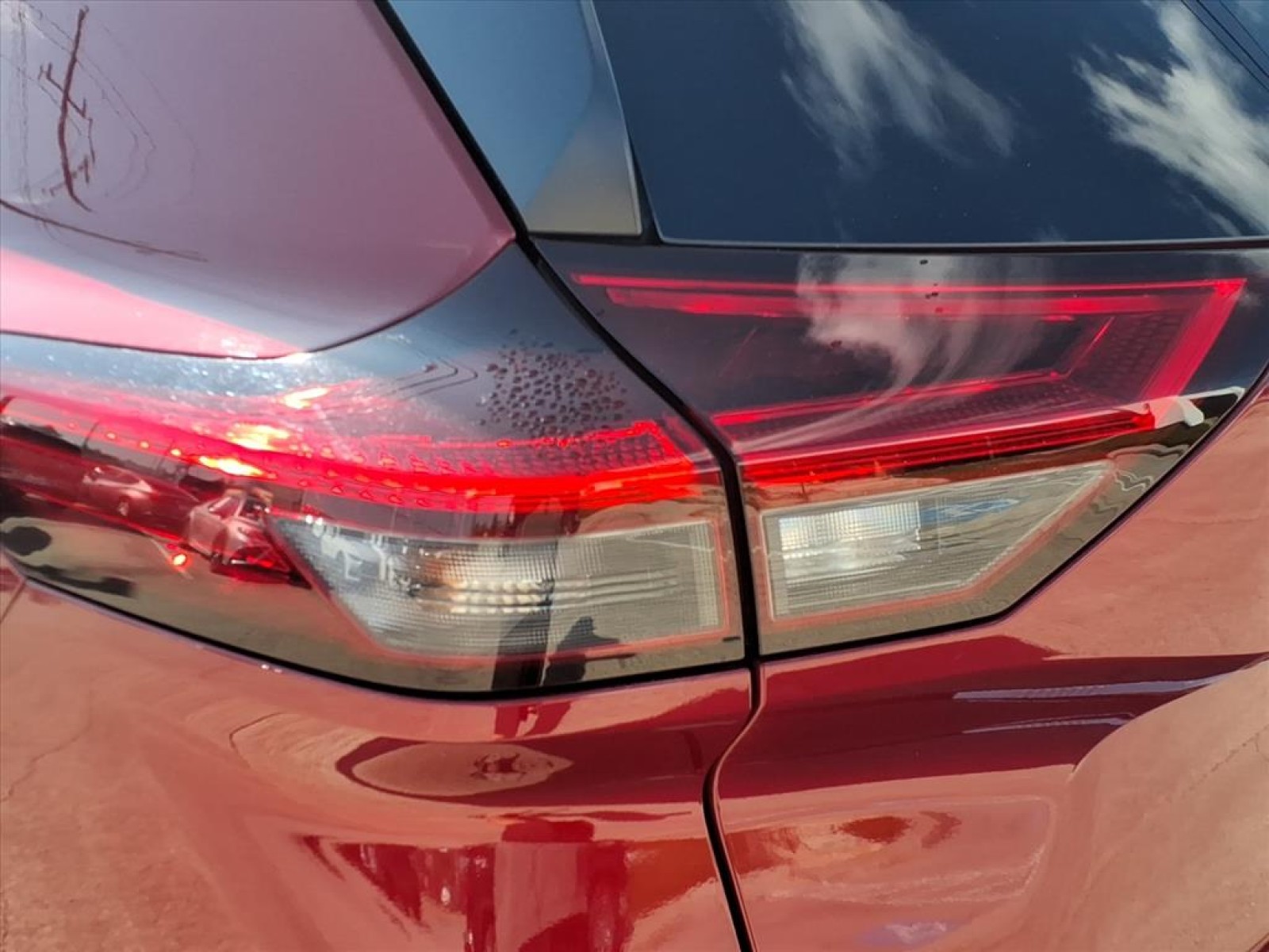 2024 Nissan Rogue SV Red at Robbins Nissan