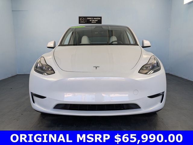 Used 2023 Tesla Model Y Long Range with VIN 7SAYGDEE9PF699928 for sale in Delray Beach, FL