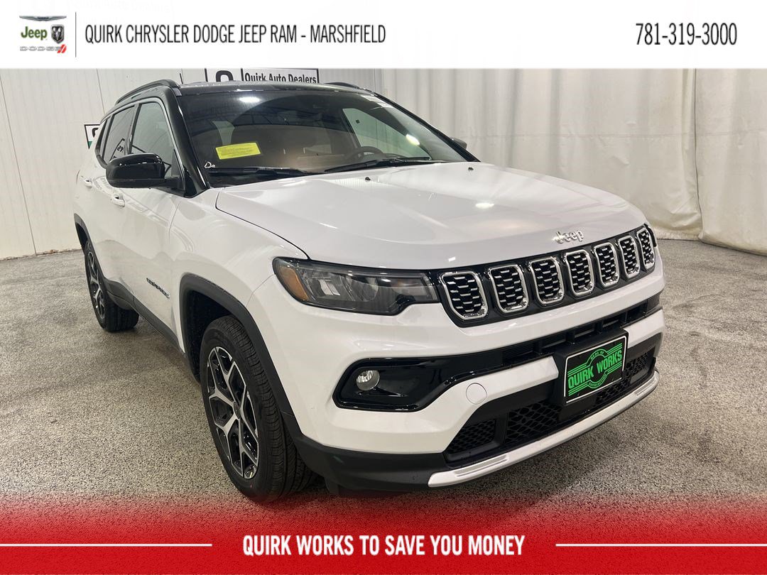 New 2025 Bright White Clearcoat Jeep Limited image 1
