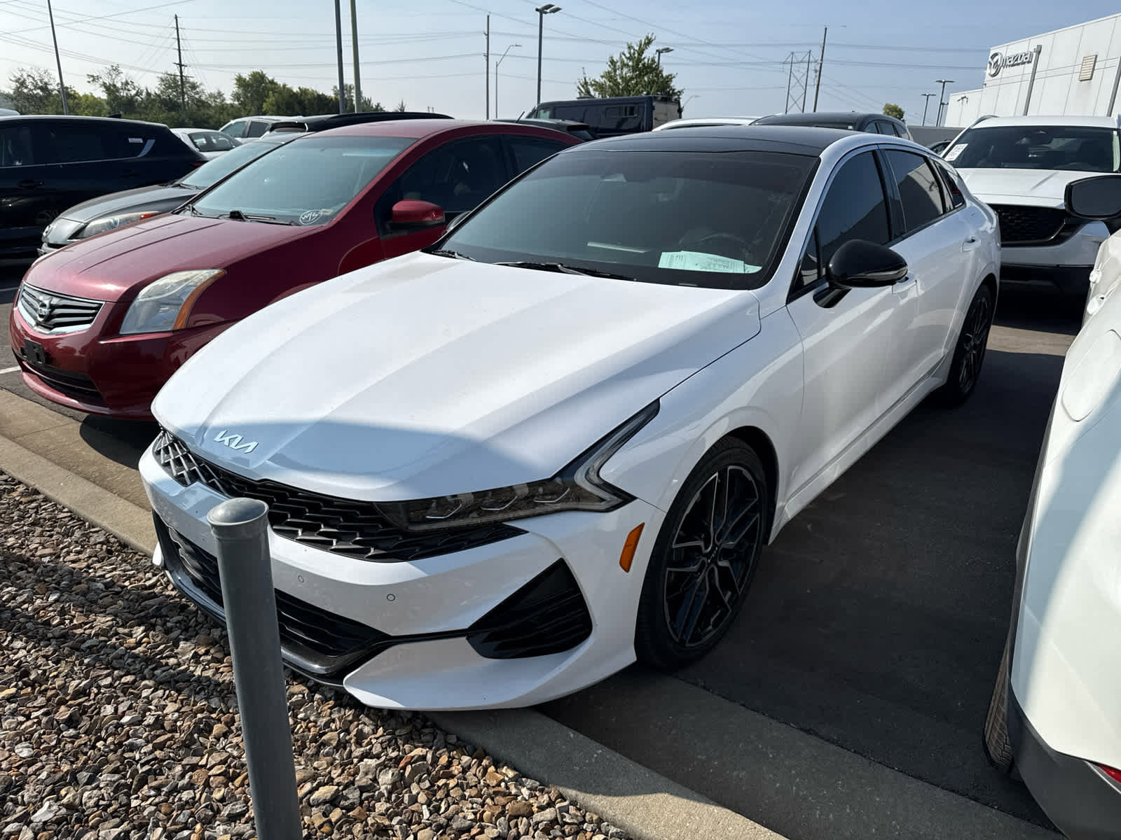 Used 2022 Kia K5 GT with VIN 5XXG44J86NG097127 for sale in Kansas City