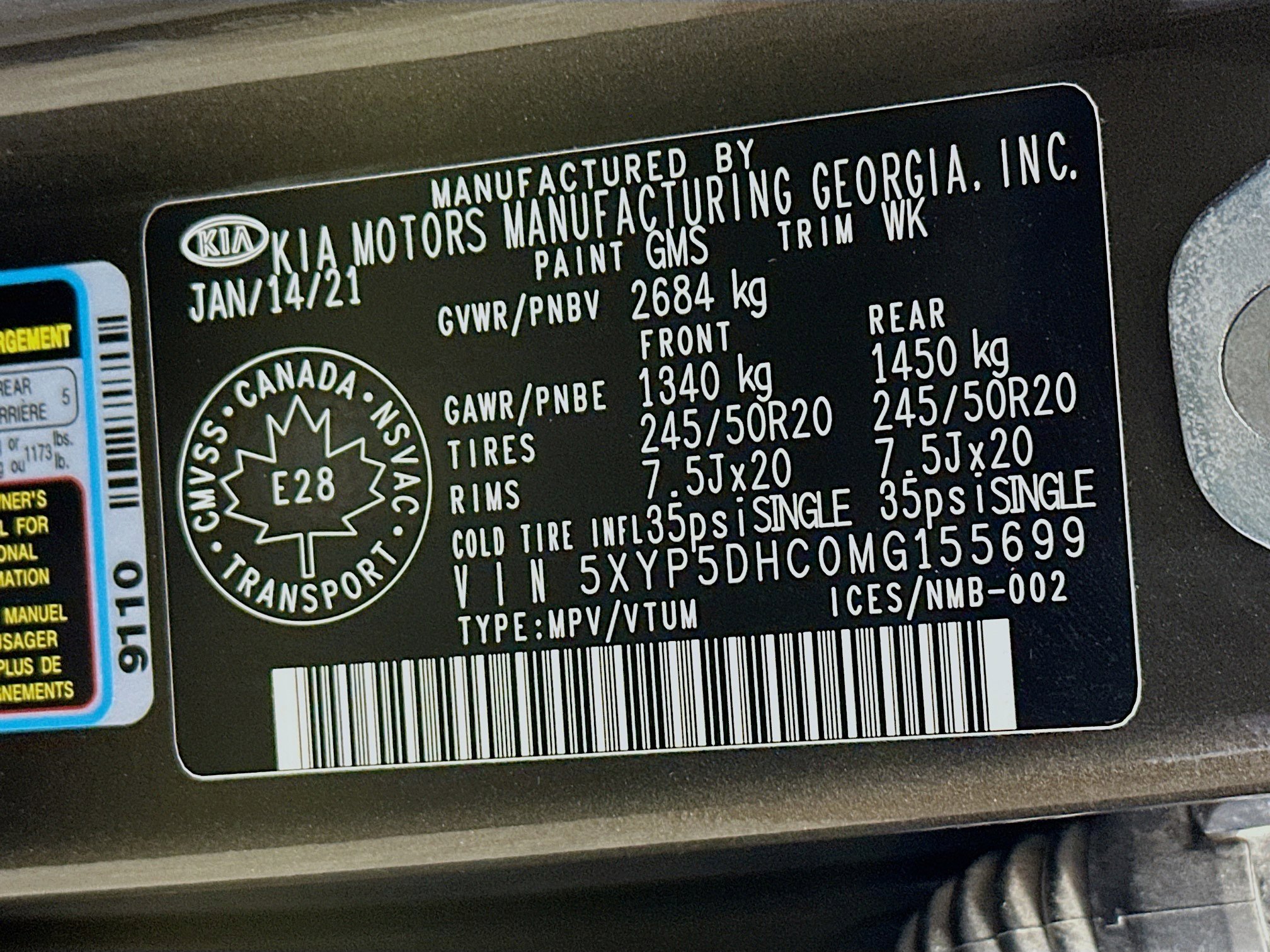 2021 Kia Telluride SX photo 33