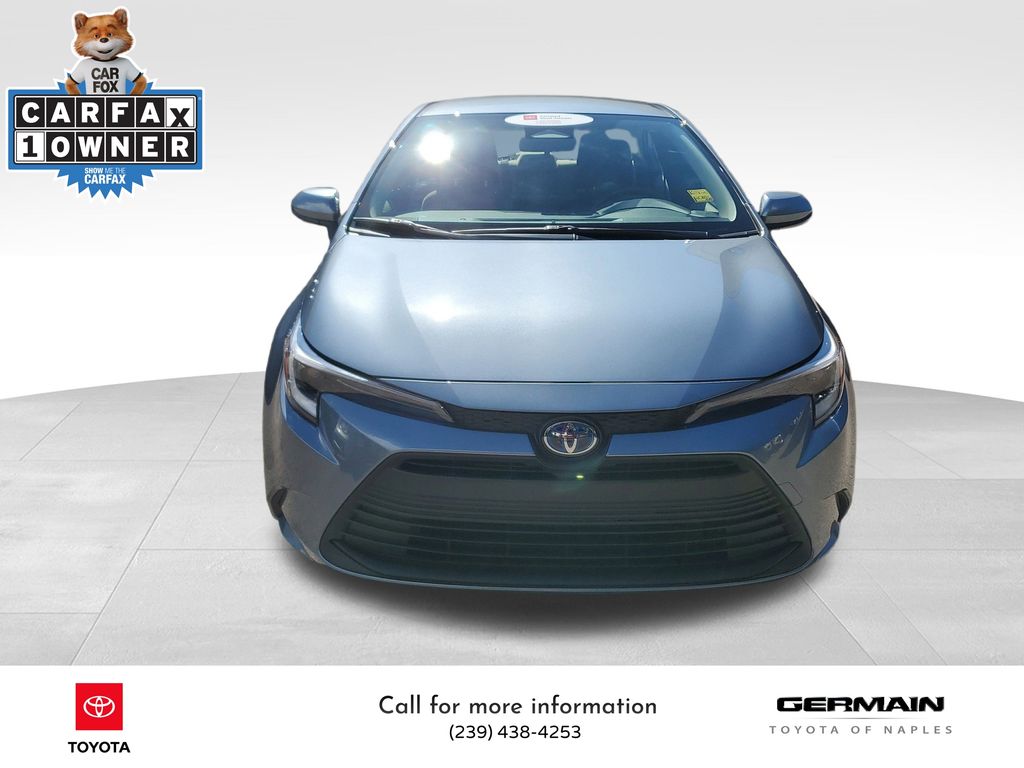 Certified 2025 Toyota Corolla LE with VIN JTDBCMFEXS3084100 for sale in Kansas City