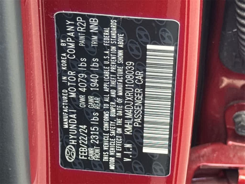 2024 Hyundai Elantra Hybrid Blue photo 26