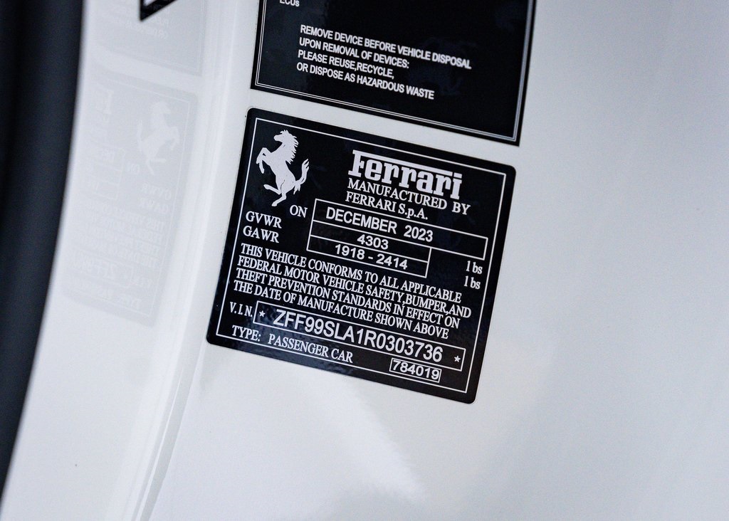 Certified Used 2024 Bianco Avus Ferrari  image 26