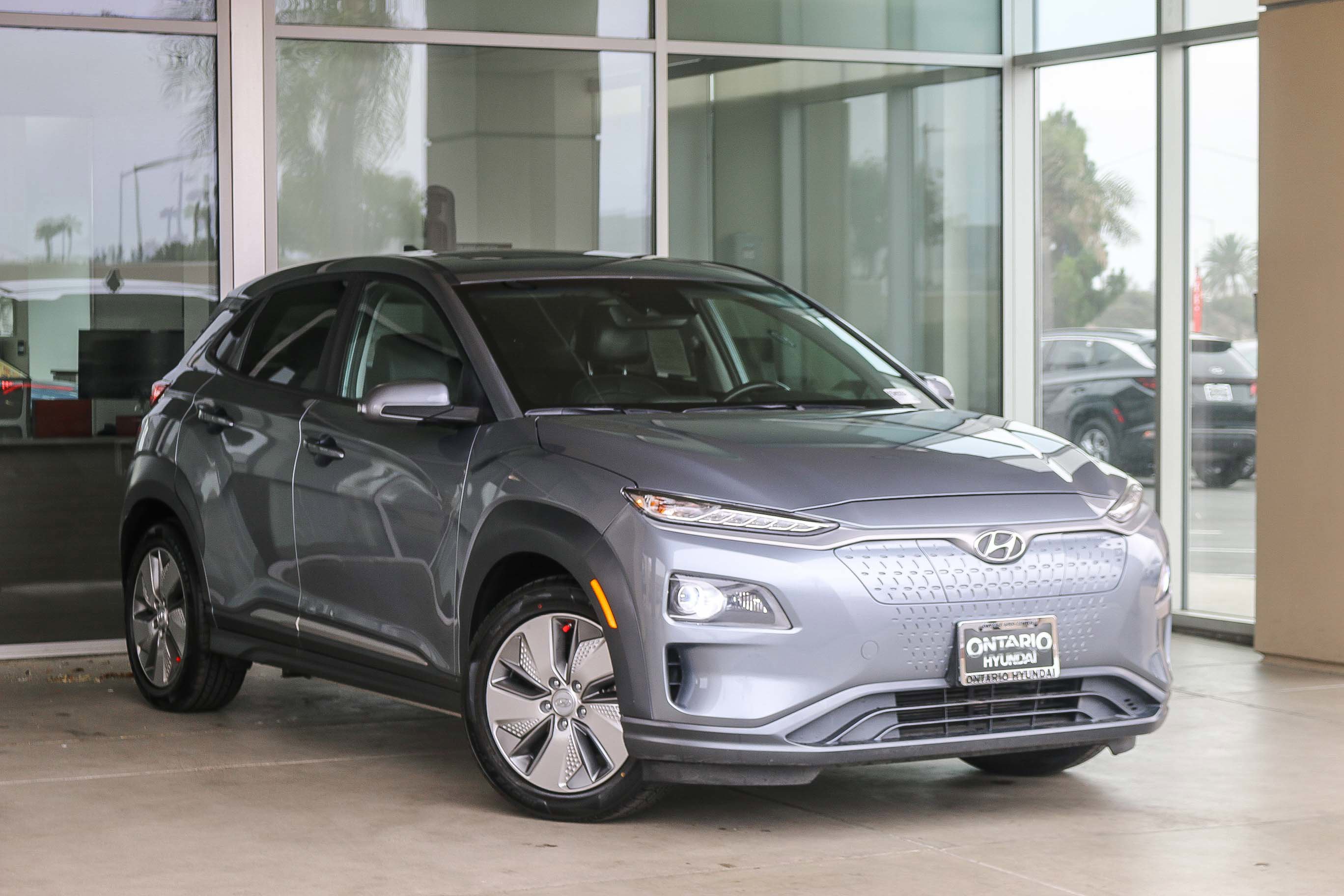 Certified 2021 Hyundai Kona EV Limited with VIN KM8K33AG5MU125387 for sale in Ontario, CA