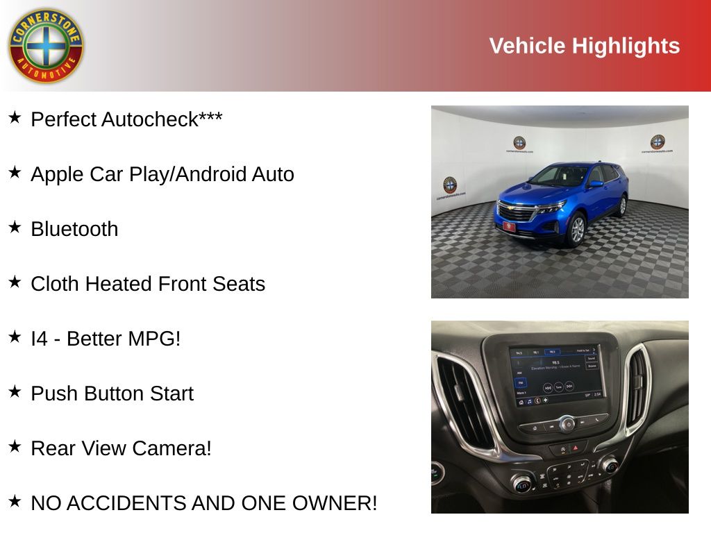 Used 2024 Chevrolet Equinox LT with VIN 3GNAXUEG1RS241205 for sale in Elk River, Minnesota