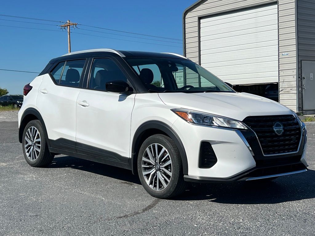 Certified 2021 Nissan Kicks SV with VIN 3N1CP5CV5ML530196 for sale in Shelbyville, TN