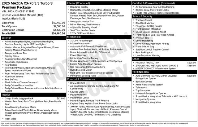 2025 Mazda CX-70 Premium Package's photo