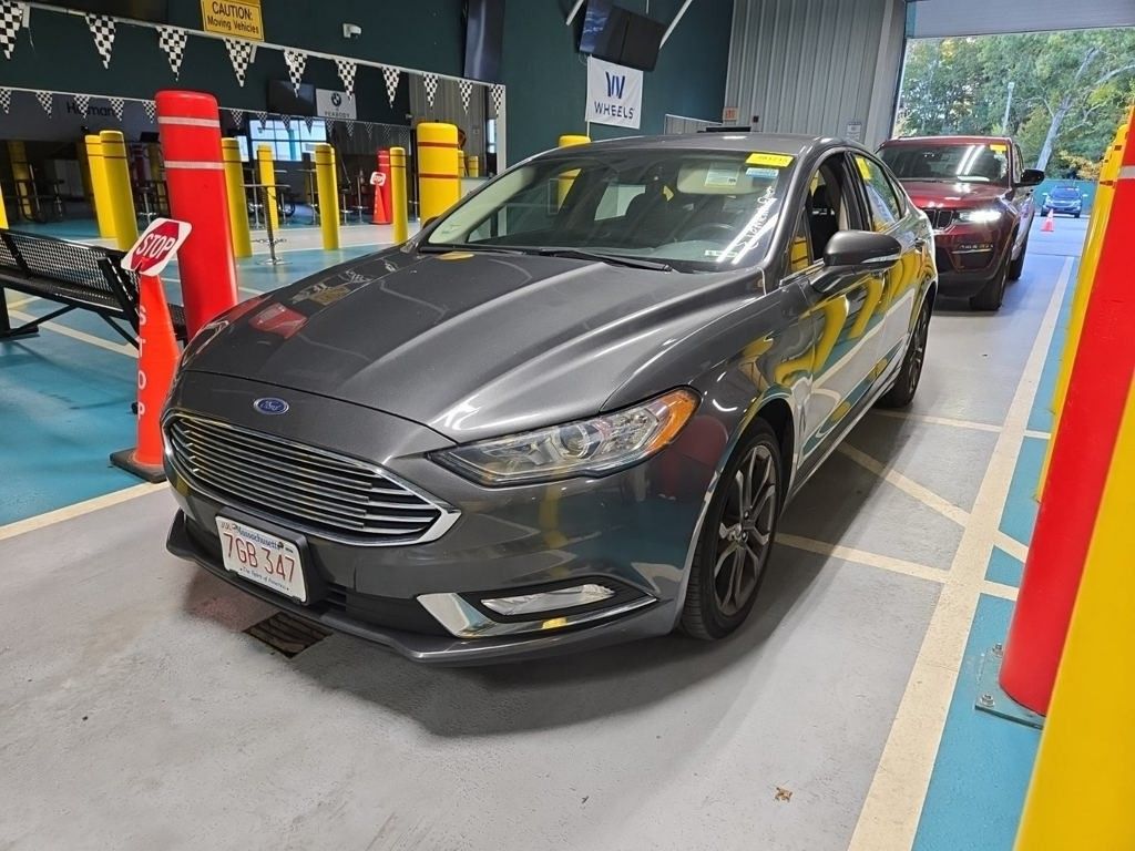 Used 2018 Ford Fusion SE with VIN 3FA6P0T96JR129271 for sale in Marion, IA