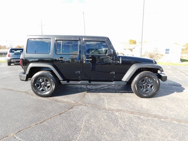 Used 2017 Jeep Wrangler Unlimited Sport S with VIN 1C4BJWDGXHL574163 for sale in Richmond, IN