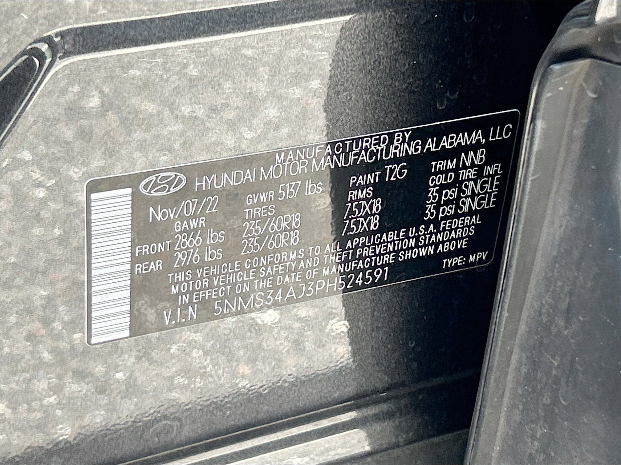 2023 Hyundai Santa Fe SEL Premium photo 35