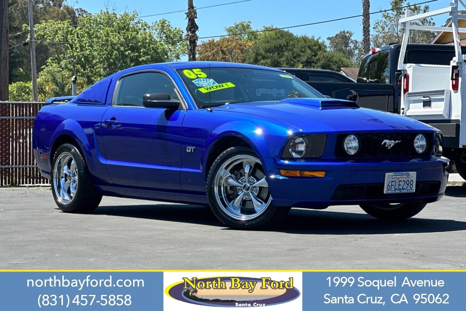 Used 2005 Ford Mustang GT Deluxe with VIN 1ZVFT82H055185984 for sale in Santa Cruz, CA