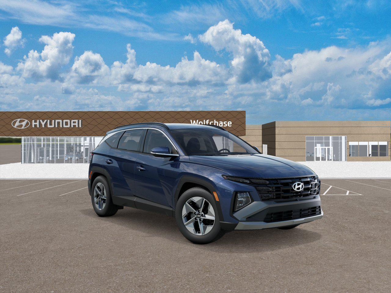 New 2025 Atlantis Blue Hyundai SEL FWD image 2