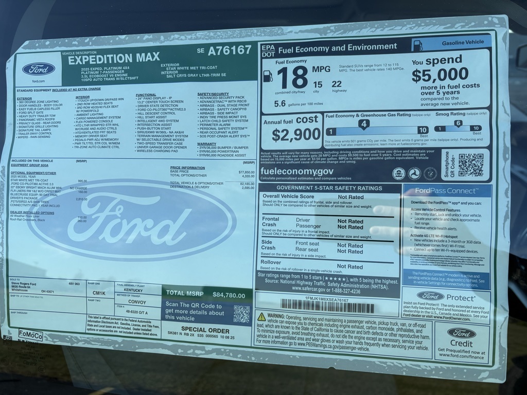 2025 Ford Expedition Platinum MAX photo 2