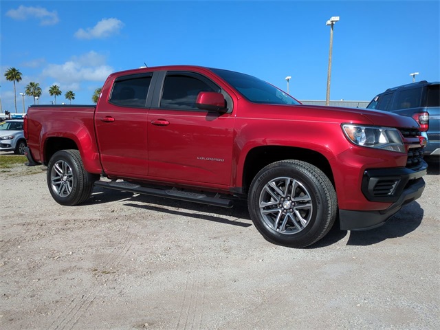 Certified 2021 Chevrolet Colorado Work Truck with VIN 1GCGSBEA3M1269700 for sale in Palm Bay, FL