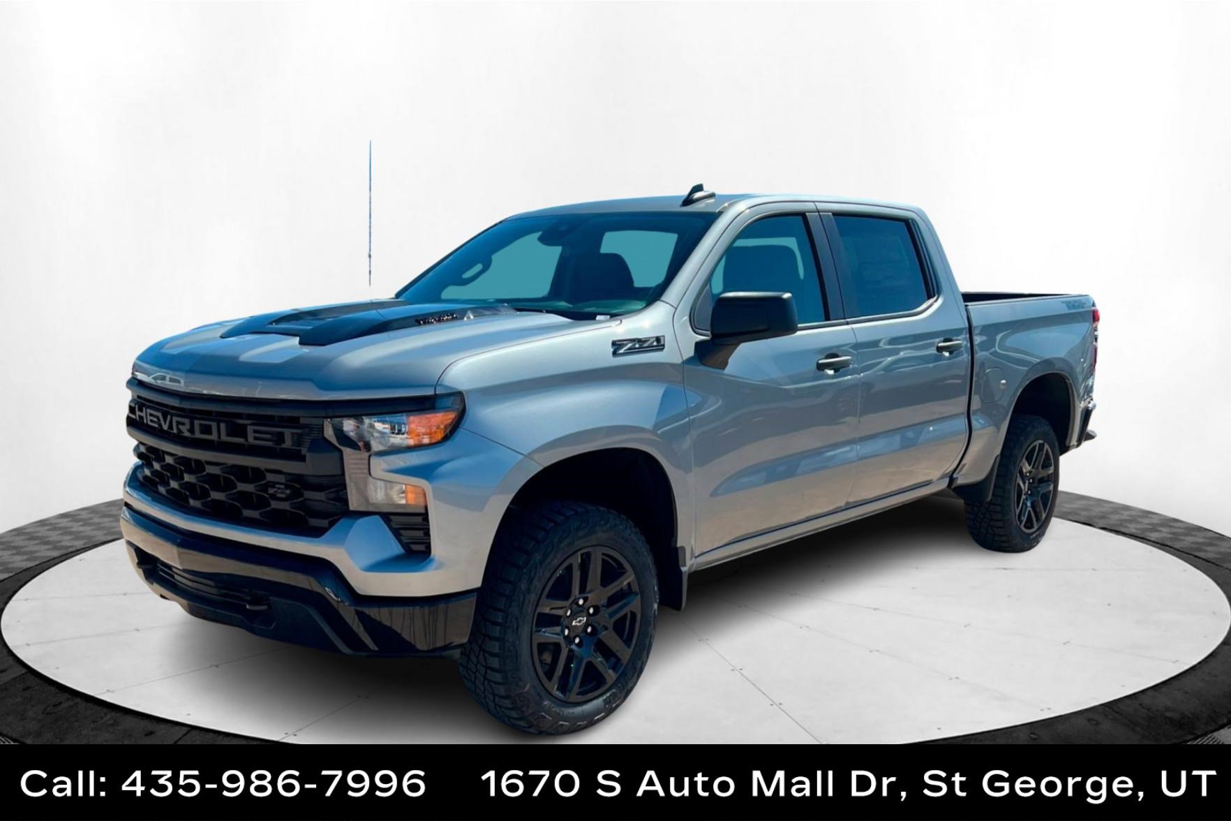 New 2025 Sterling Gray Metallic Chevrolet Custom Trail Boss image 1