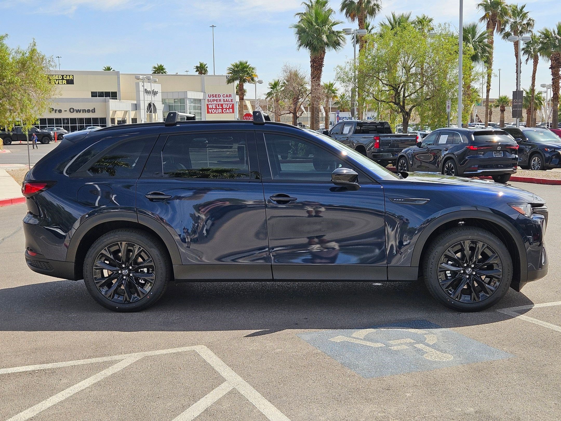 New 2025 Deep Crystal Blue Mica Mazda Premium Sport image 6