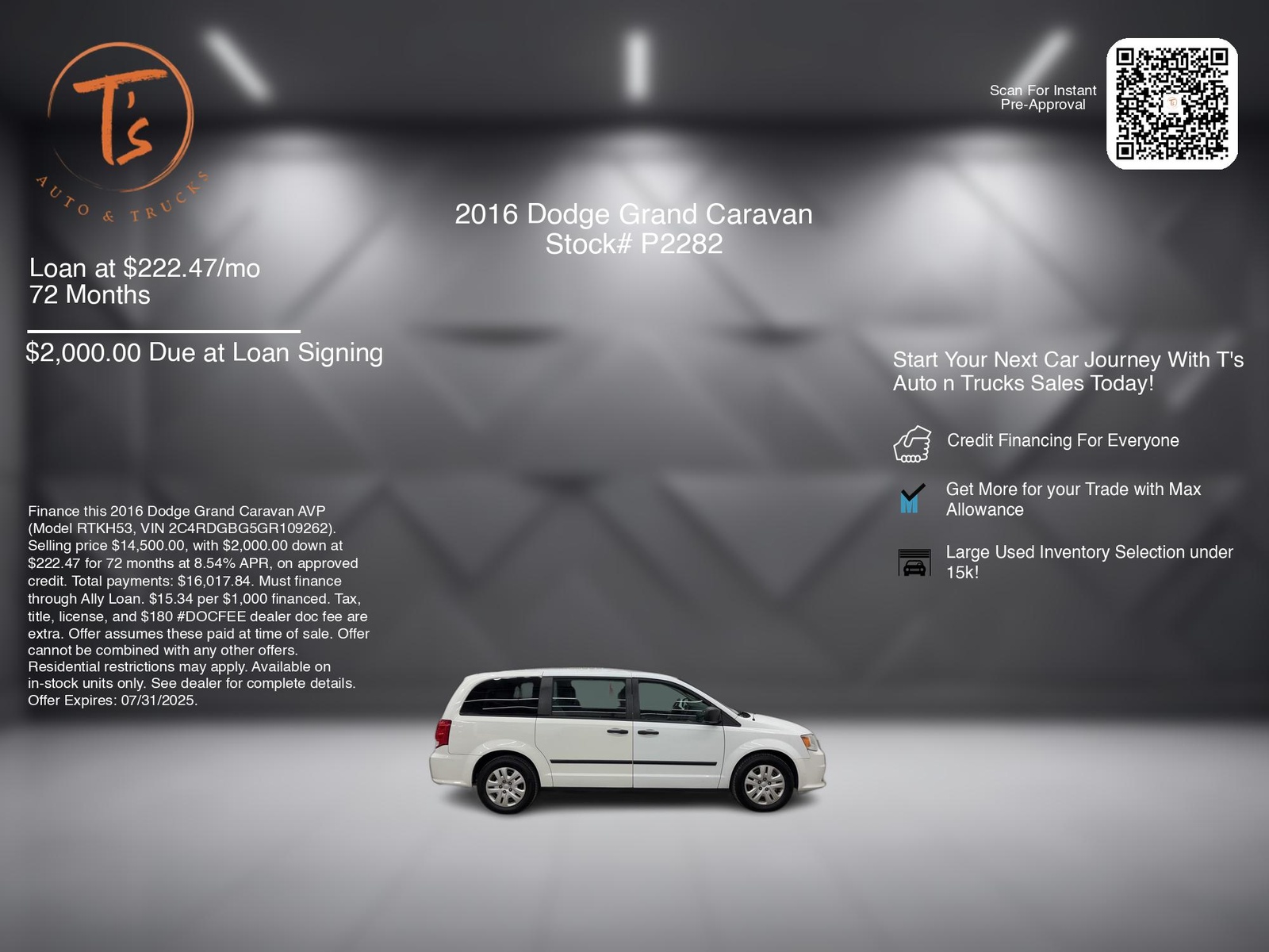 2016 Dodge Grand Caravan SE photo 3