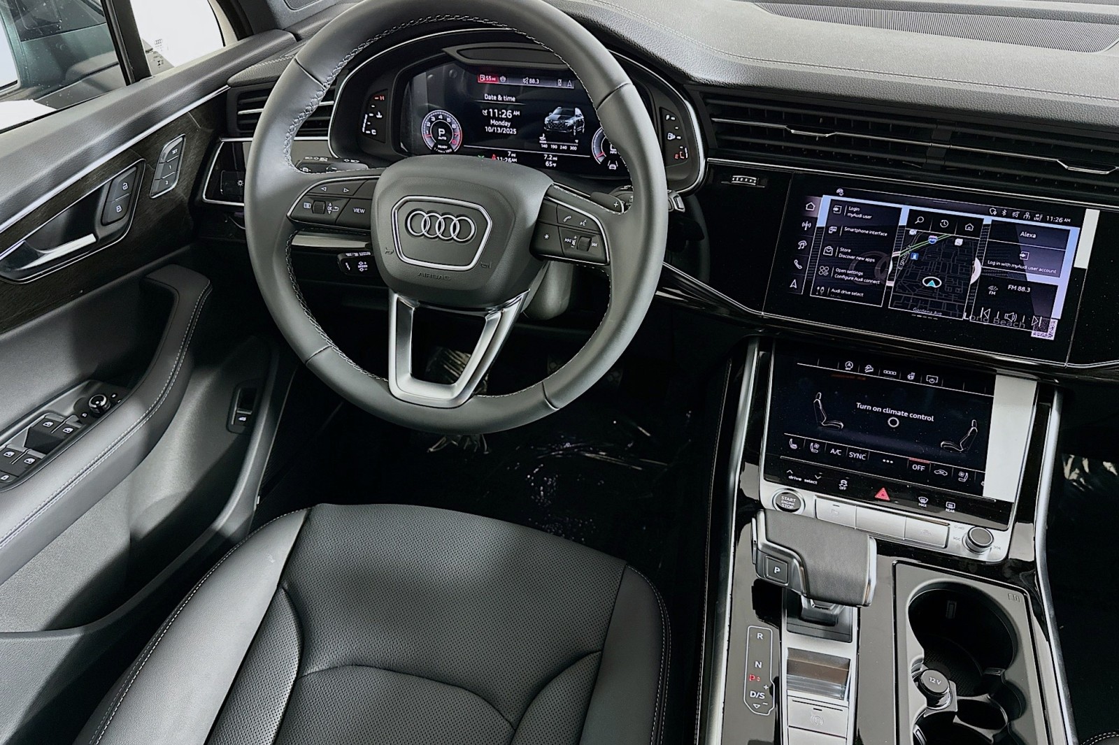 New 2026 Mythos Black Metallic Audi Premium Plus image 6