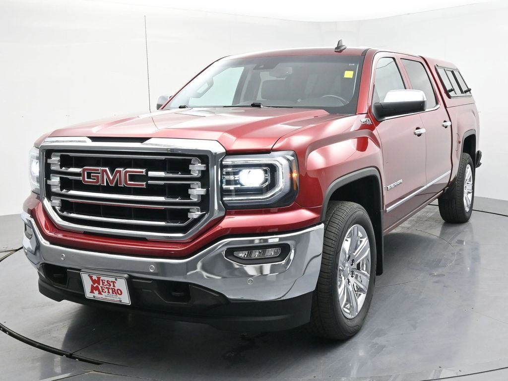 Used 2018 GMC Sierra 1500 SLT with VIN 3GTU2NEC7JG355191 for sale in Monticello, Minnesota
