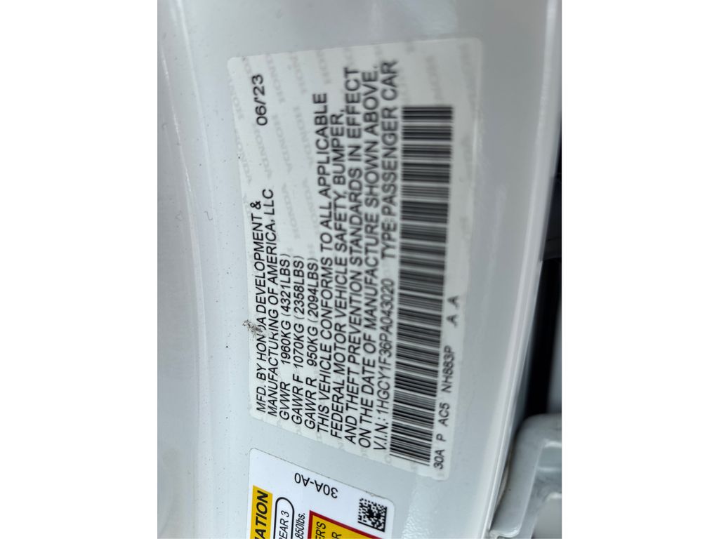 2023 Honda Accord EX photo 13
