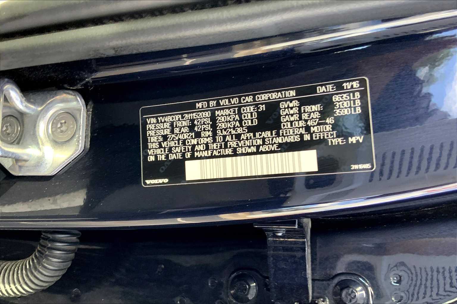 2017 Volvo XC90 Inscription photo 27