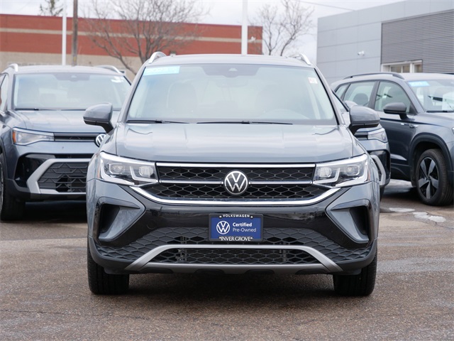 Certified 2023 Volkswagen Taos SEL with VIN 3VV2X7B20PM333321 for sale in Inver Grove Heights, Minnesota