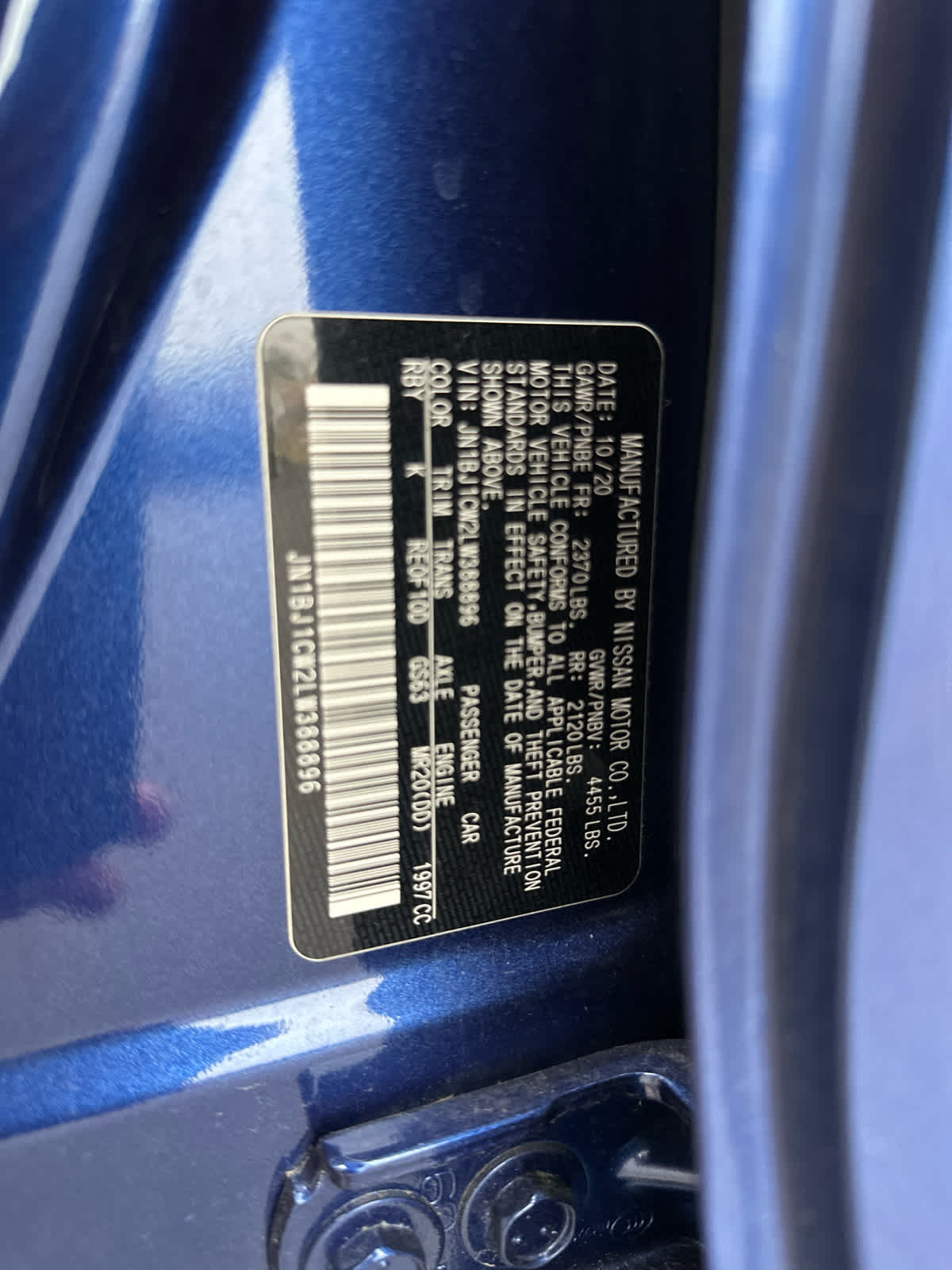 2020 Nissan Rogue Sport SL photo 39