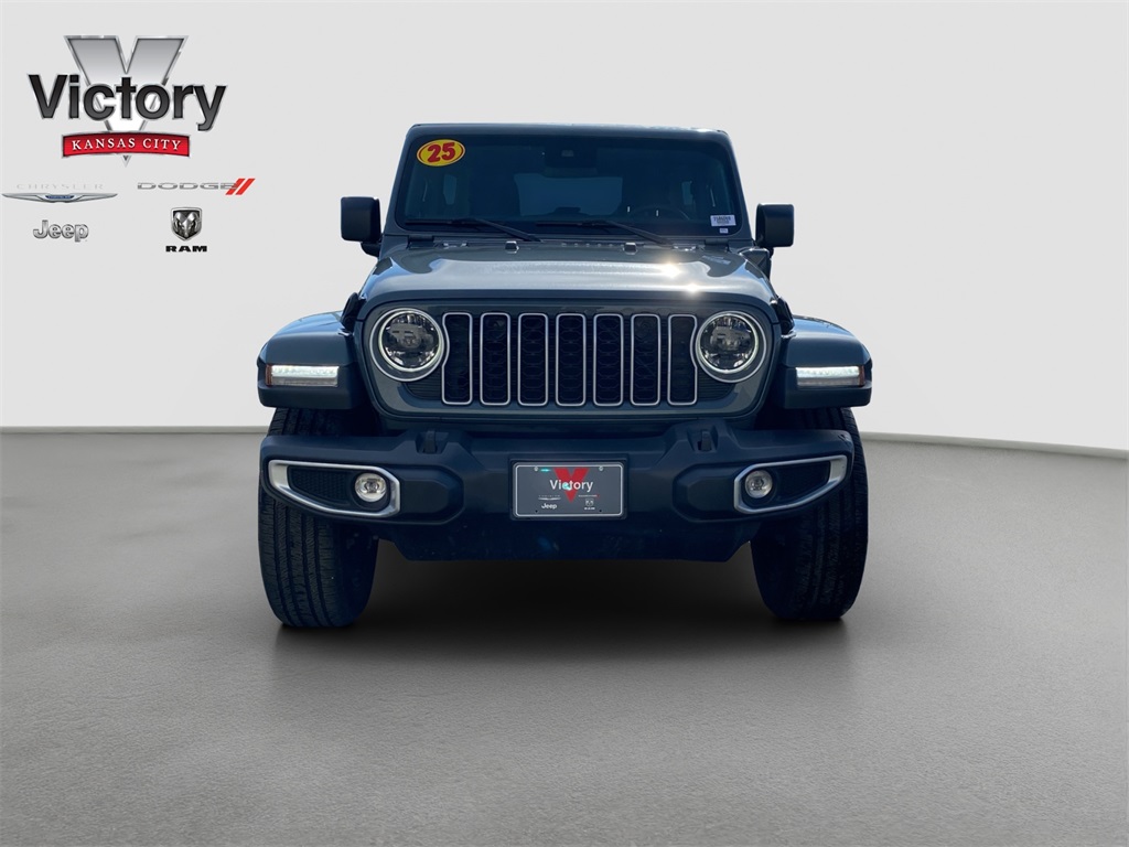 Used 2025 Jeep Wrangler 4xe Sahara 4XE with VIN 1C4RJXP65SW586069 for sale in Kansas City