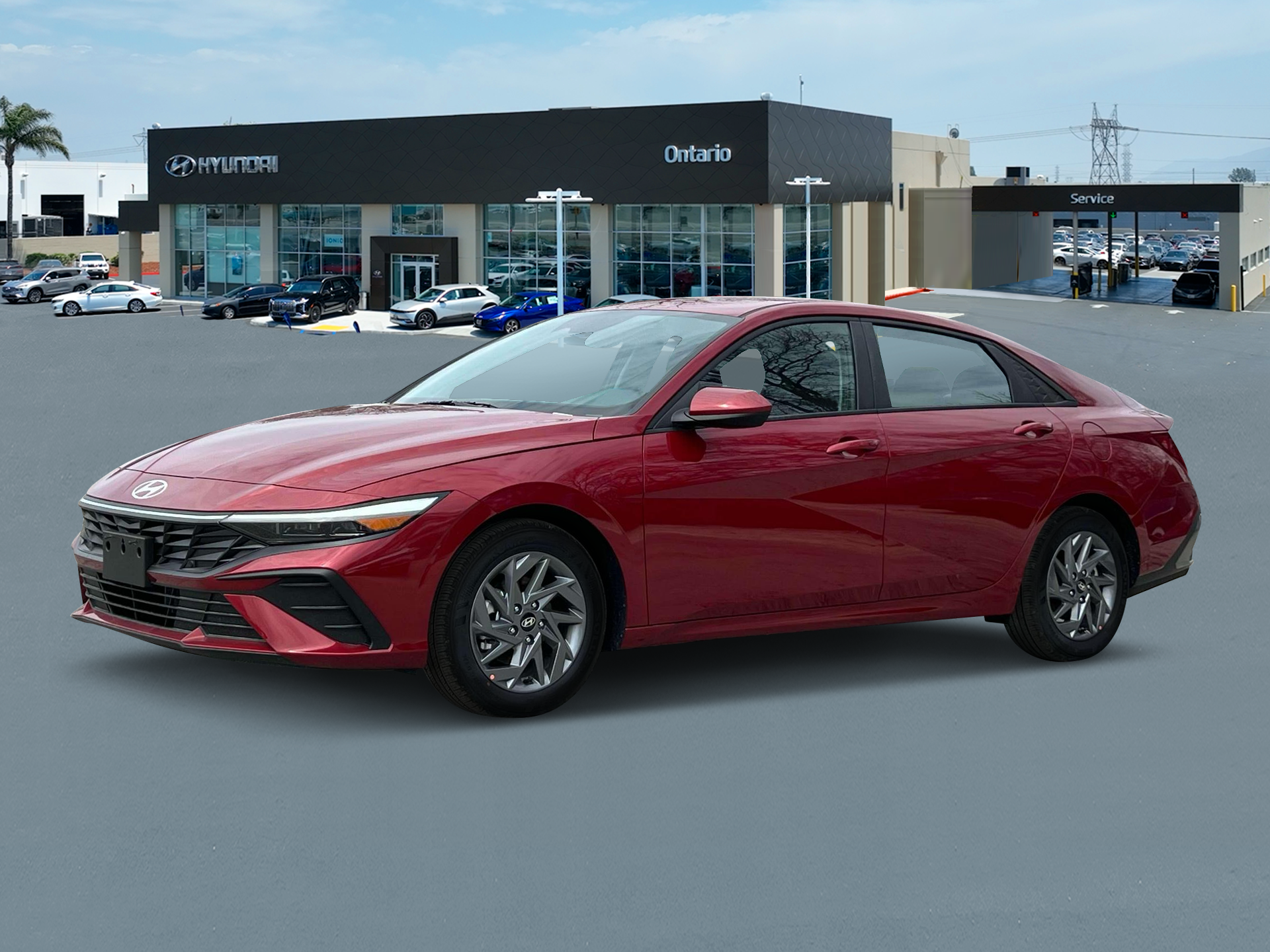 New 2024 Ultimate Red Hyundai SEL image 2