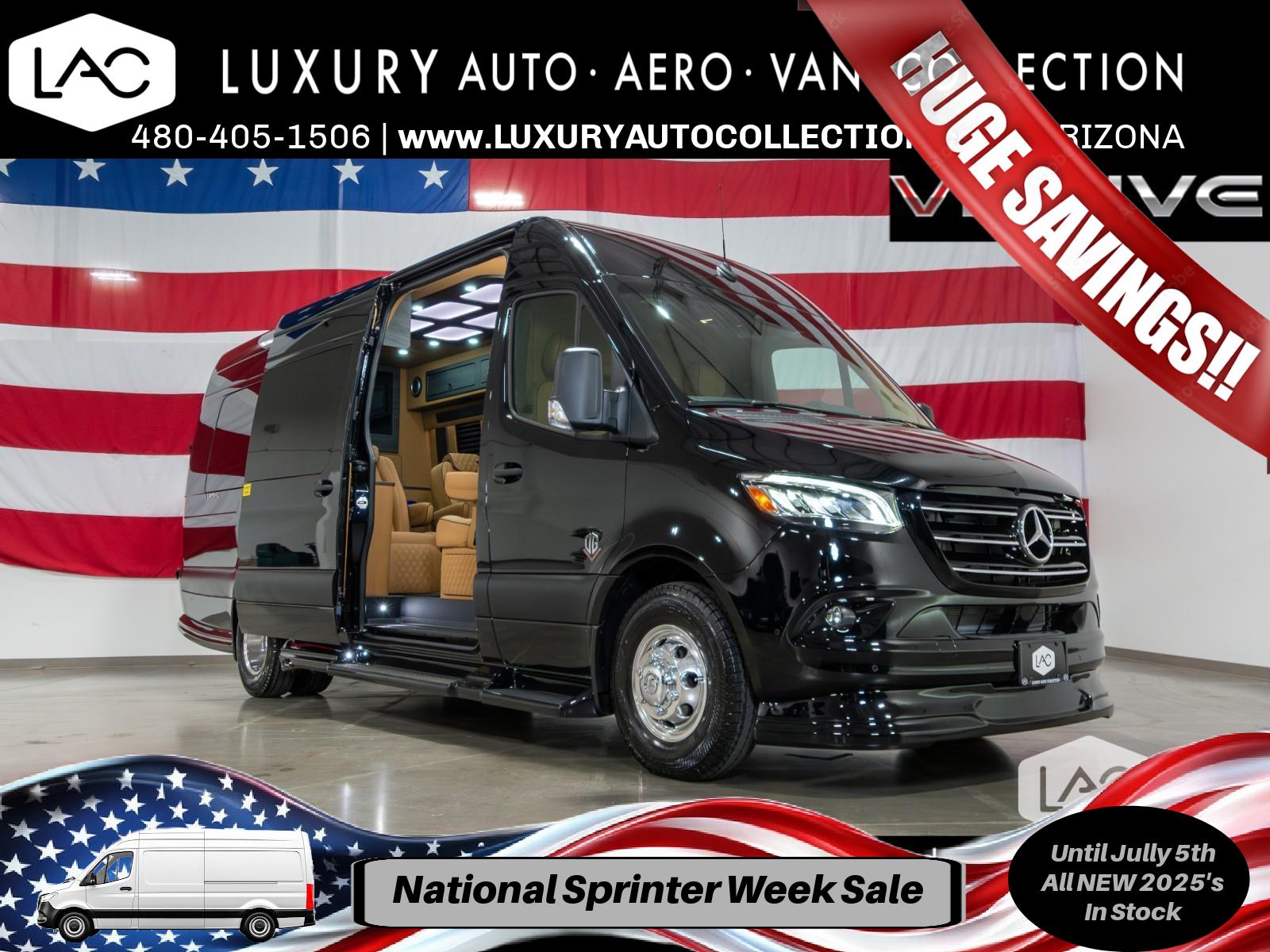New 2025 Jet Black OGV Luxury Coach *VB Air-Ride* w/ Dual Folding Benches image 1