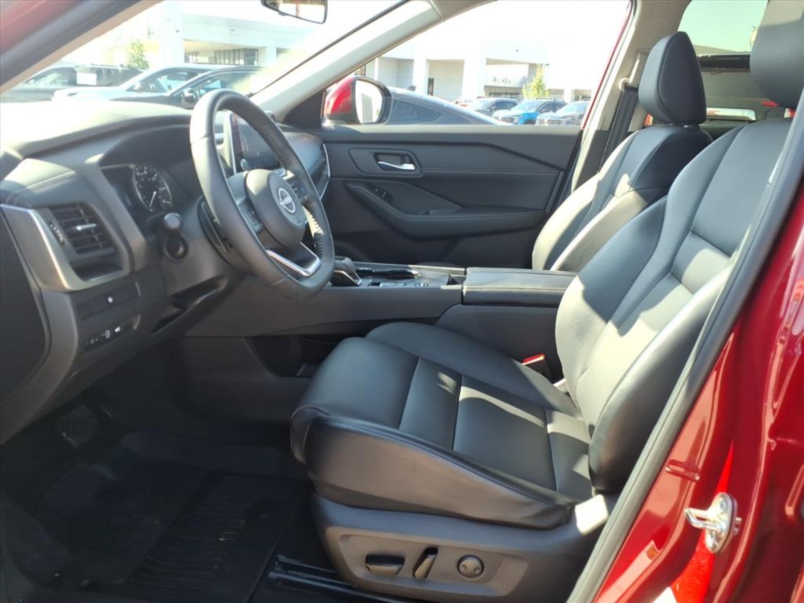 2024 Nissan Rogue SV Red at Robbins Nissan