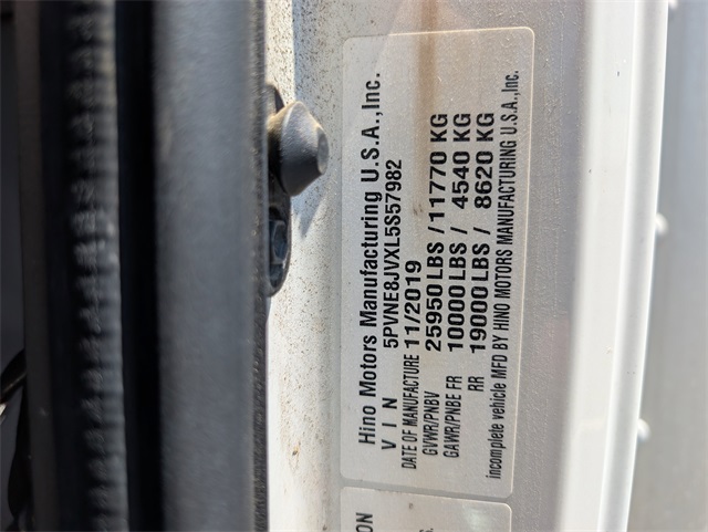 2020 Hino Conventional Type Truck Single Cab photo 21