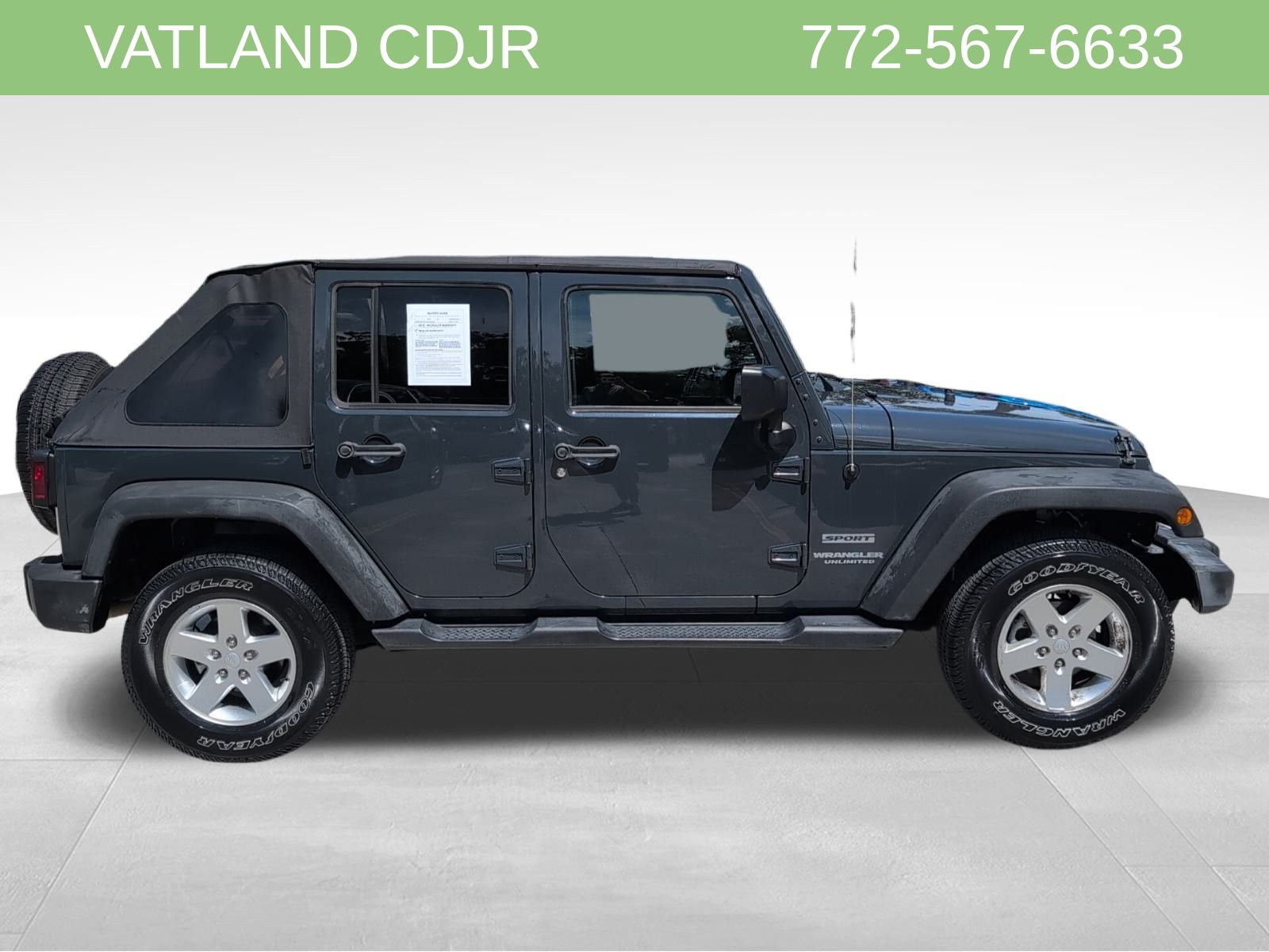 2017 Jeep Wrangler Unlimited Sport photo 4