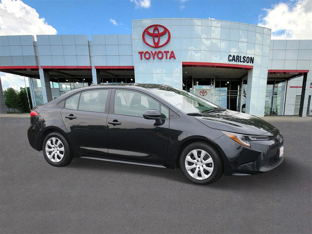 Certified 2020 Toyota Corolla LE with VIN 5YFEPRAEXLP029192 for sale in Minneapolis, Minnesota