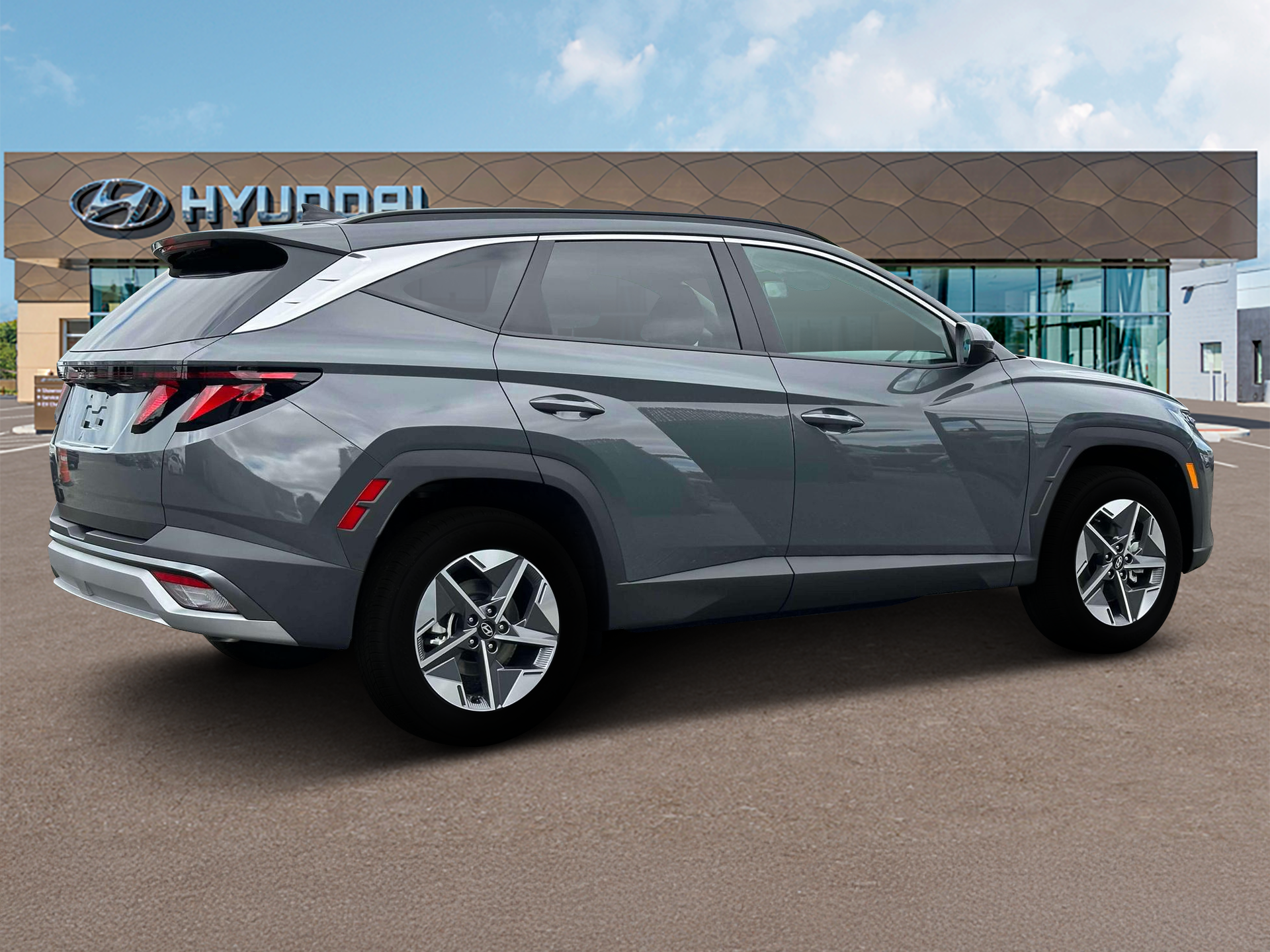 New 2025 Gray Hyundai SEL FWD image 8