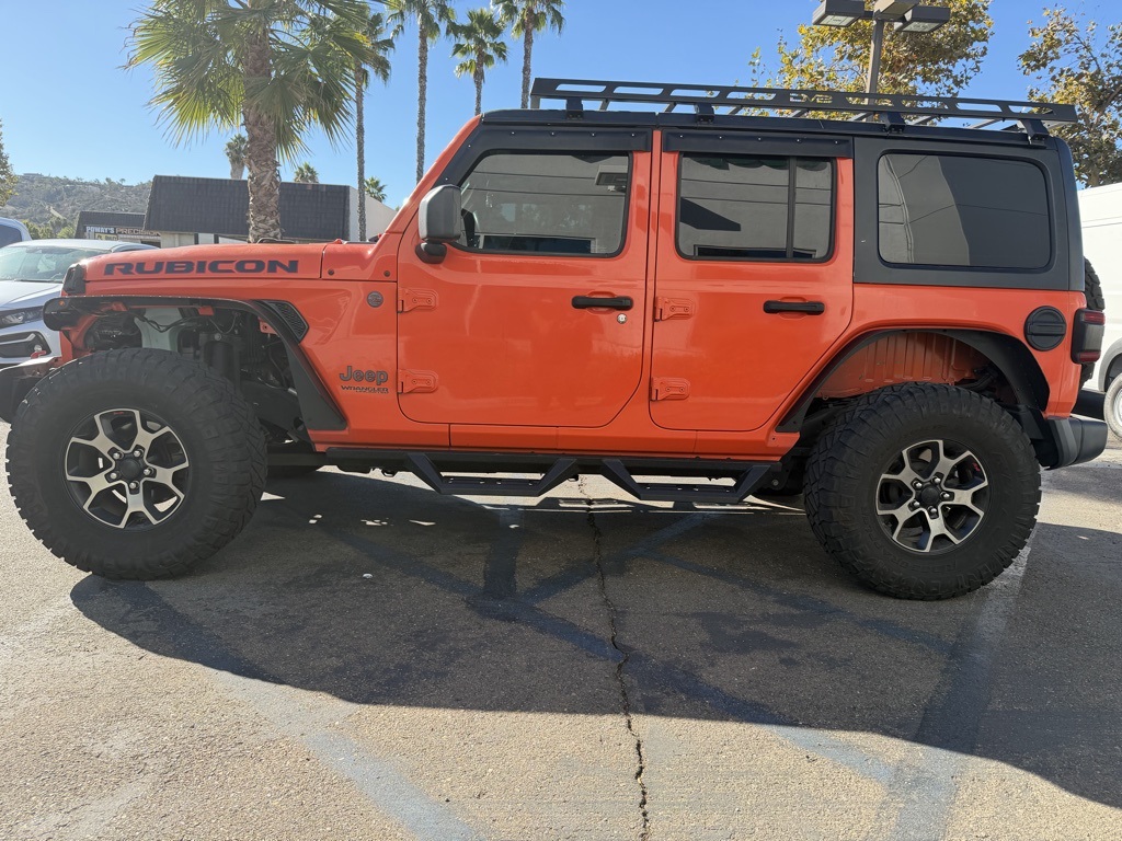 Used 2018 Orange Jeep Unlimited Rubicon image 3