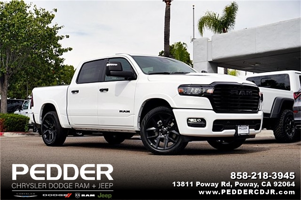 New 2026 Bright White Clear-Coat Exterior Paint RAM Laramie image 1