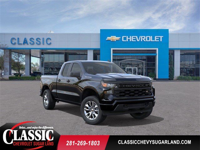 2026 Chevrolet Silverado 1500 Custom Black at Classic Elite Chevrolet Hwy 6