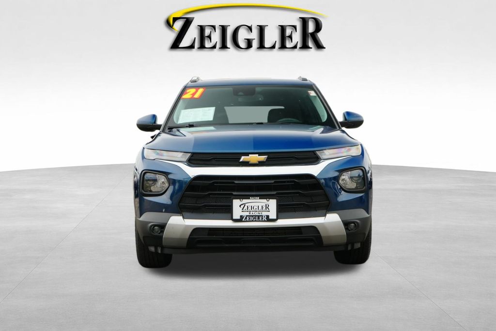 Used 2021 Chevrolet Trailblazer LT with VIN KL79MPS25MB112402 for sale in Mount Pleasant, WI
