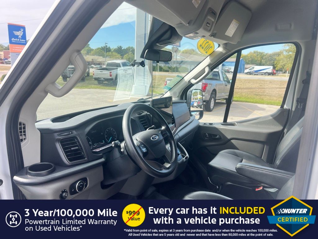 Used 2022 Ford E-Transit Cargo Van Base with VIN 1FTBW3XK2NKA51012 for sale in Marion, IN